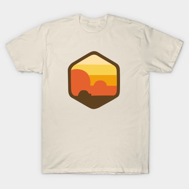 Tatooine Emblem T-Shirt by ReverbDesigns